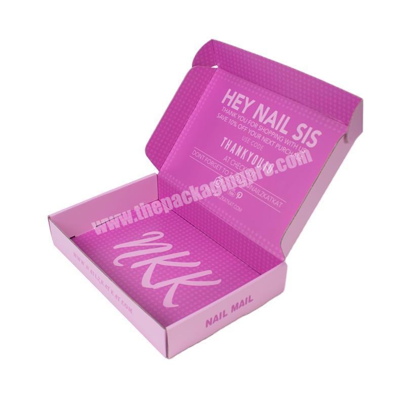 High quality OEM cardboard paper small business packaging apparel underwear custom printing design pink custom logo luxury boxes