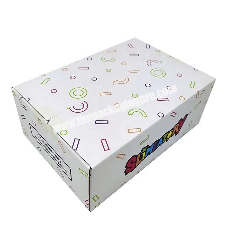 Wholesale custom design clothing packaging carton box corrugated box