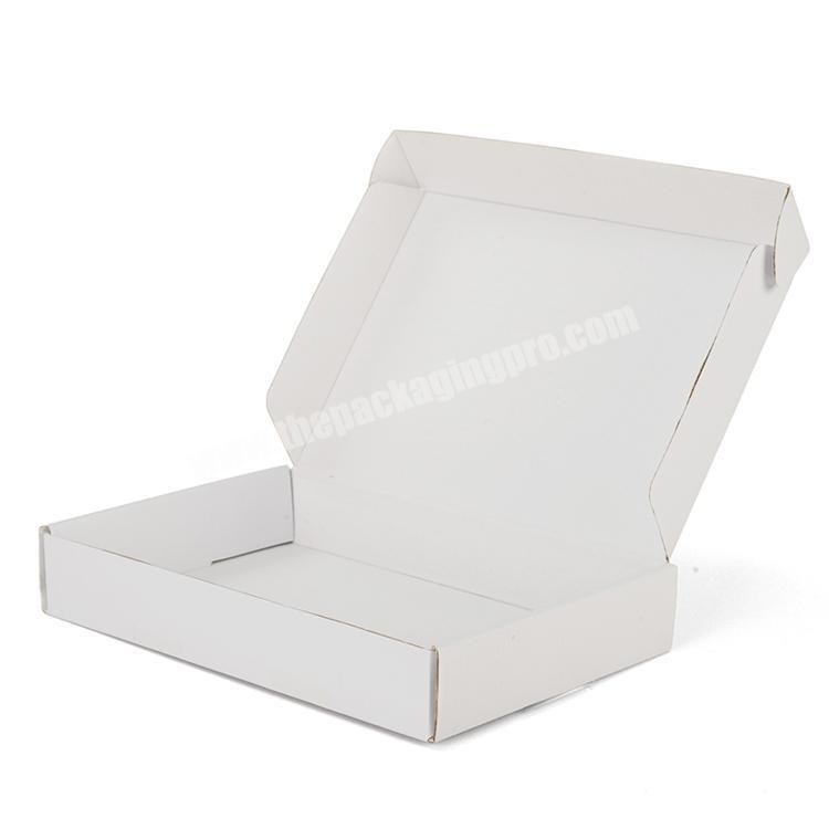 High quality low price custom durable double side white corrugated shipping mailer box