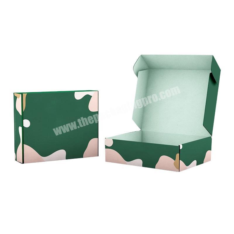 High quality product mailer manufacturer printing personalized packaging clothing design custom boxes with logo packaging
