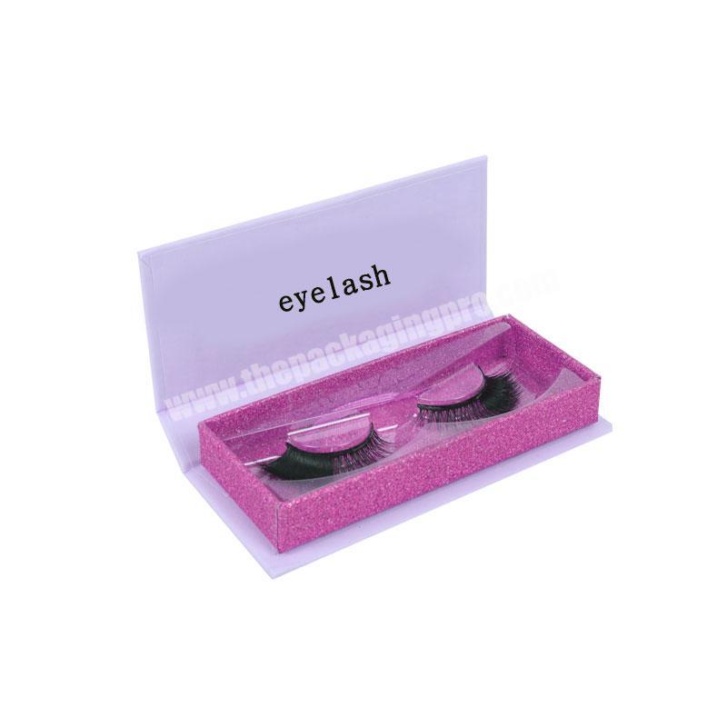 Hot Sale Custom Biodegradable Cosmetic Perfume 3D Mink Round Circle Unique Eyelash Paper Box Packaging