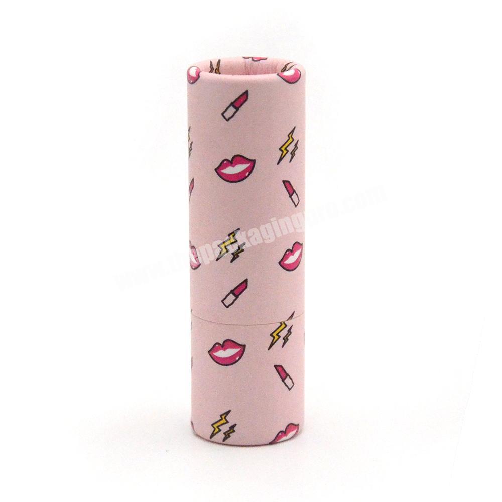 Hot Sale Custom Design Cardboard Tube  Packaging twist up paper tubes for lip sticklip balm manufacturer