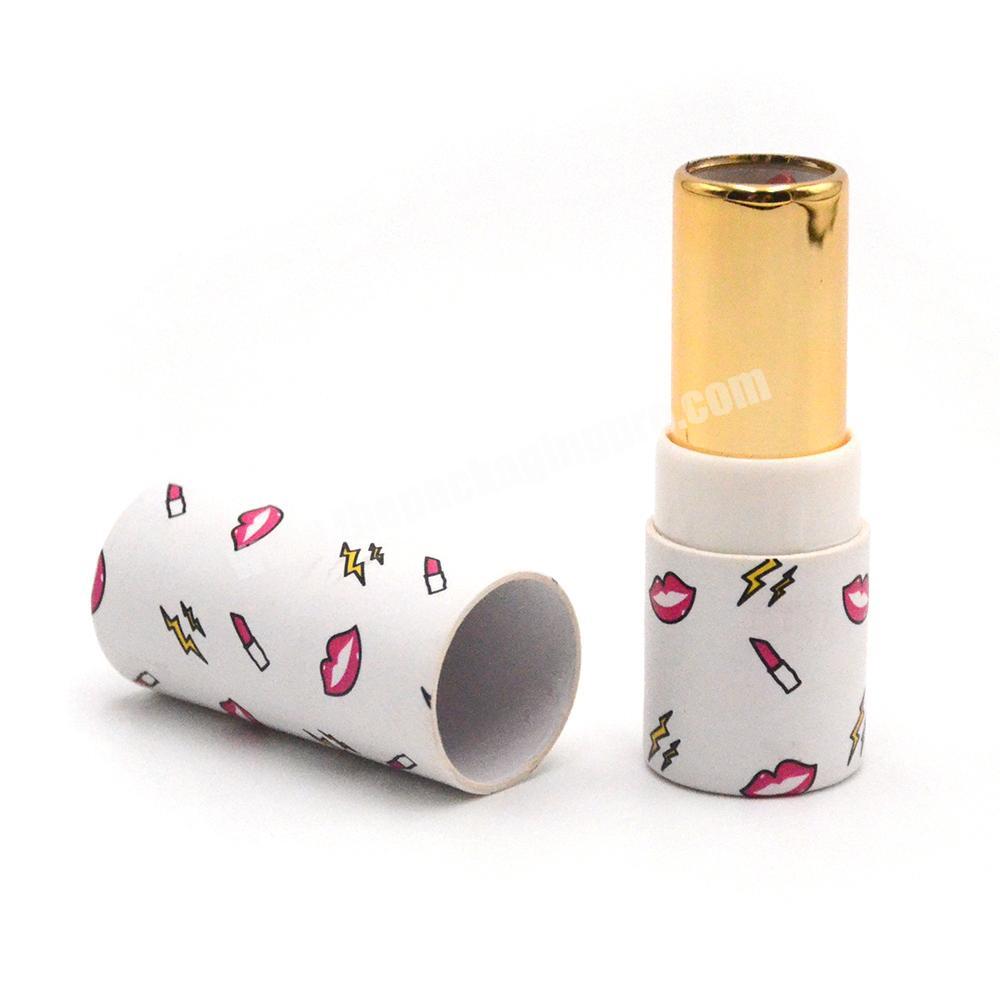 Hot Sale Custom Design Cardboard Tube  Packaging twist up paper tubes for lip sticklip balm
