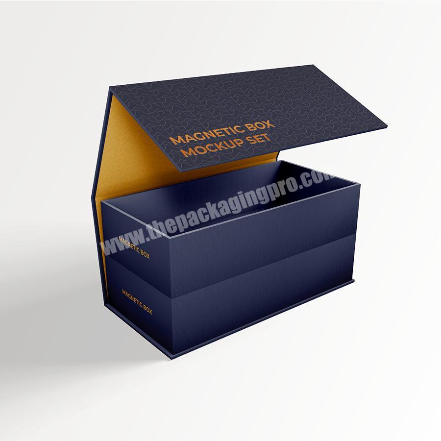 Hot Sale Custom Luxury Fancy Magnetic Carton Rigid Paper Packaging Gift Box