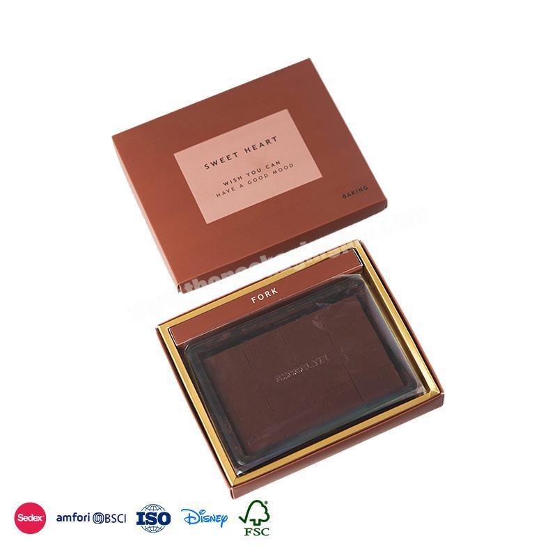 Hot Sale Factory Direct Spot Personalized minimalist design with food material inner layer chocolate box