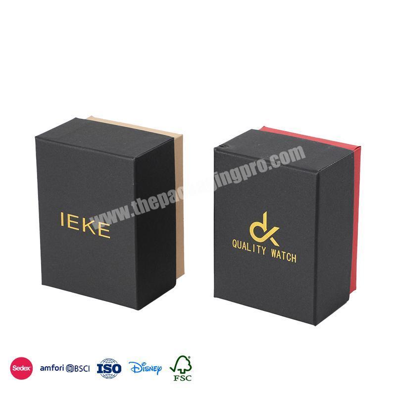 Hot Sale Professional Lower Price cardboard leather luxury packaging watch paper box With minimalist logo