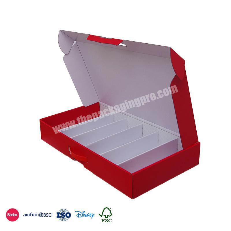 Hot Sale Professional Lower Price red with personalization icon display box wine packaging case wine gift box