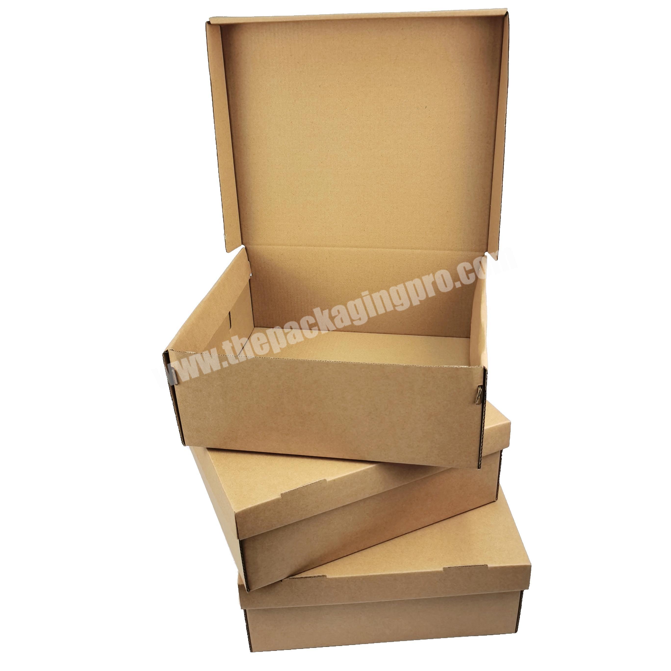 Cheap Price Brown Kraft Corrugated Mailing Basketball Shoes Boxes