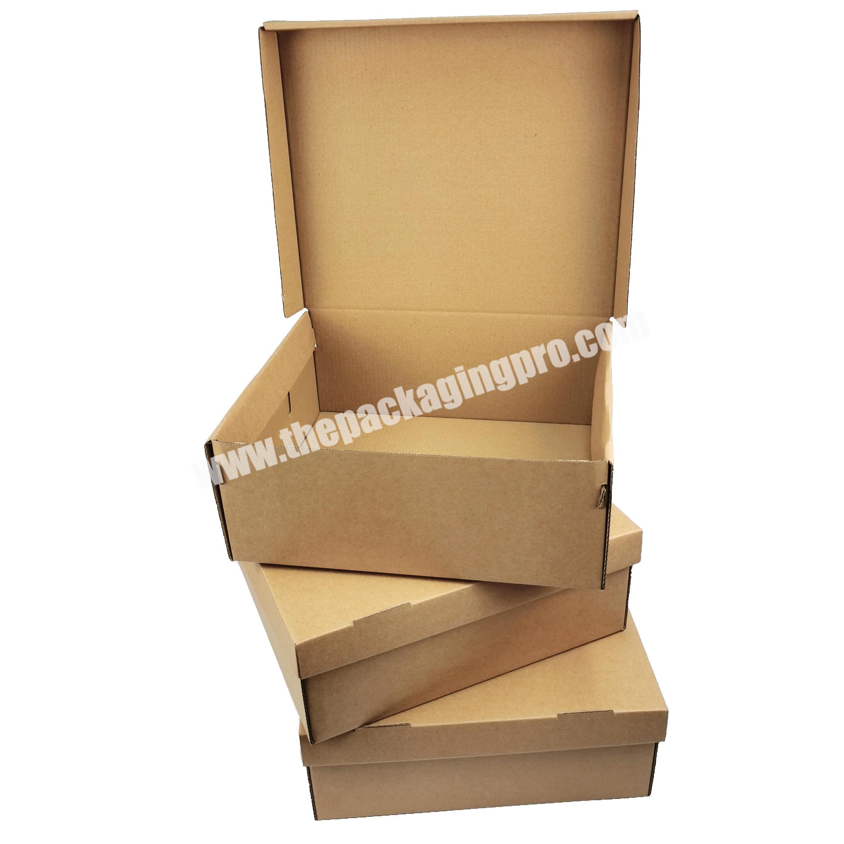 Cheap Price Brown Kraft Corrugated Mailing Basketball Shoes Boxes