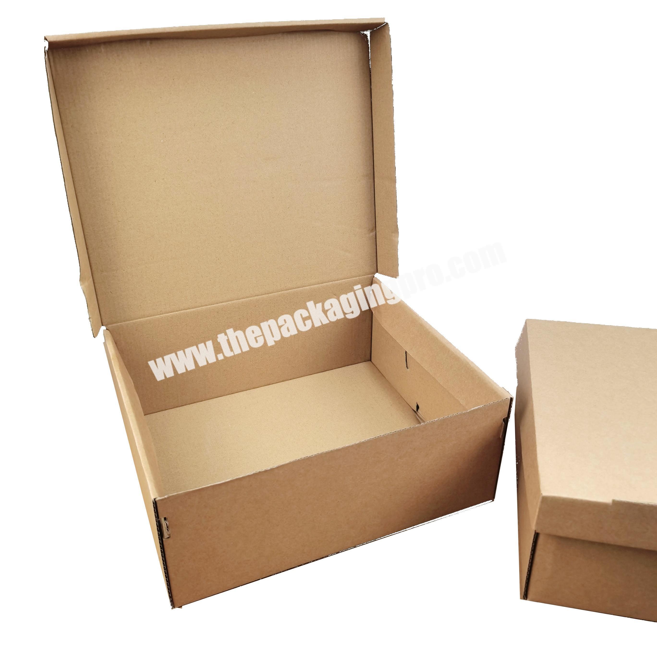 Wholesale Brown Kraft Corrugated Running Shoes Packaging Boxes