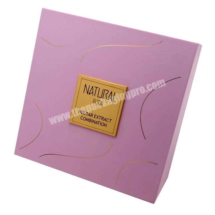 Hot Sell Luxury Square Hard Paper Packing Set Boxes Gift Box Custom Logo Box