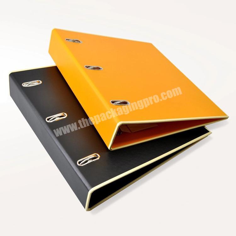 Hot sale 1.5 3 ring binder recipe printing custom cardboard notebook binder