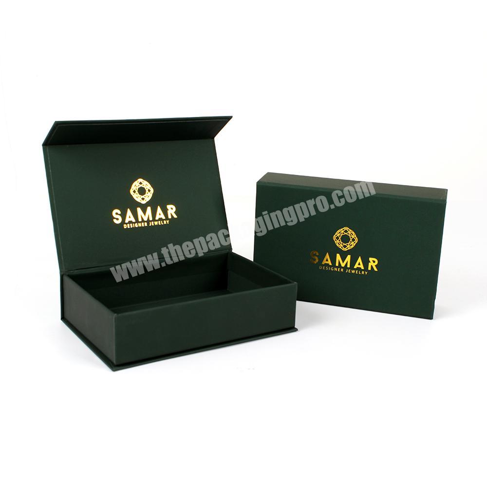 Jewelry Green Luxury Magnetic Jewelry Box Jewelry Packaging Gift Display Box Ring Bracelet Pendant Packaging