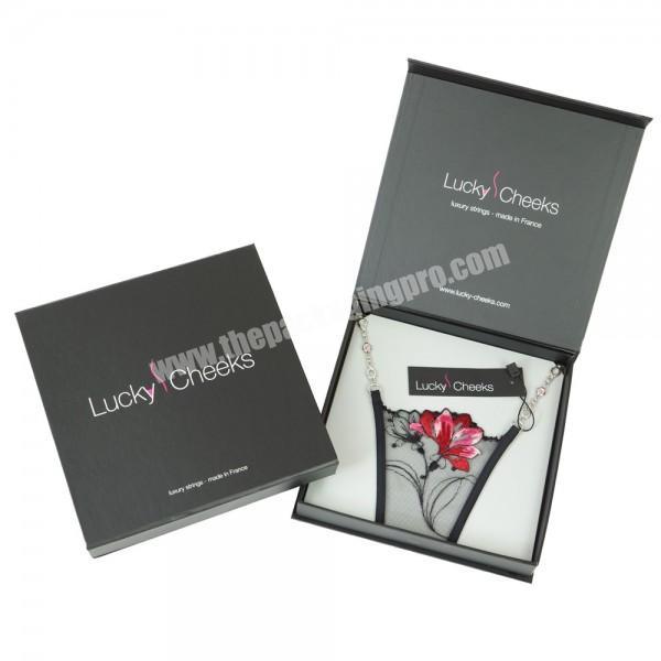 Large Fancy Bikini Gift Boxes Women Underwear Box Packaging Supplies For Lingerie