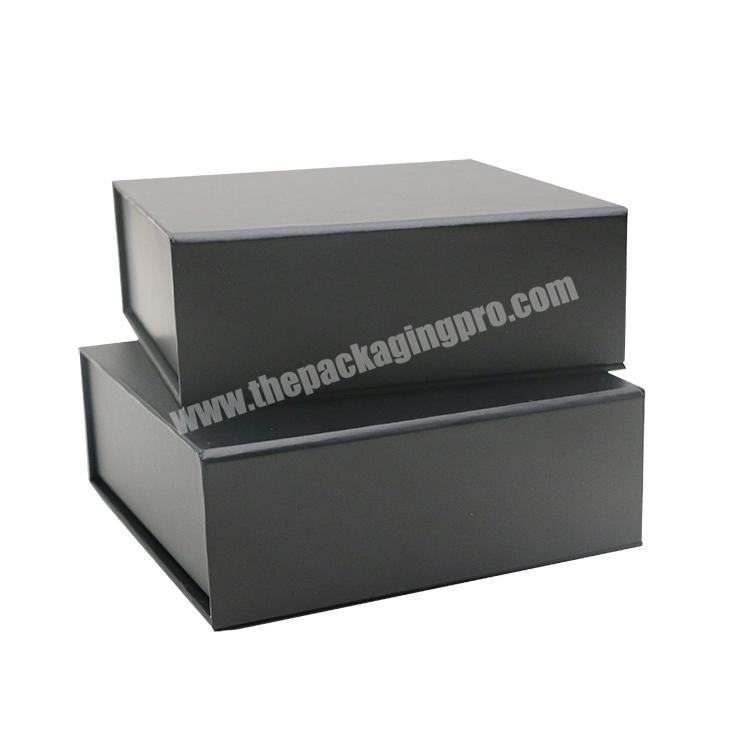 Large Magnetic Lid Cosmetic Box Packaging Black Candles Magnet Close Gift Boxes