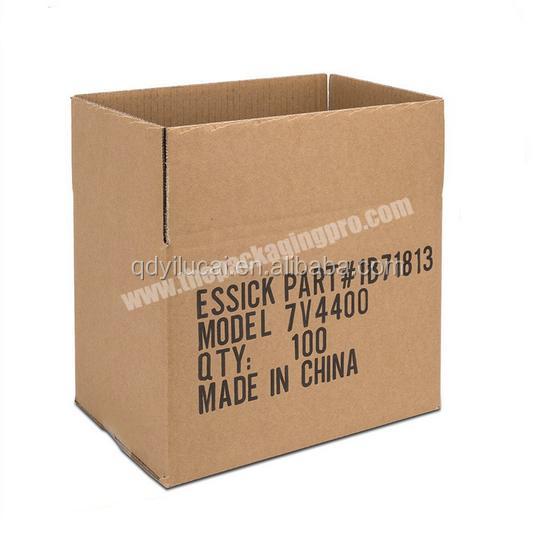 Large carton box with 5 layer corrugated paper