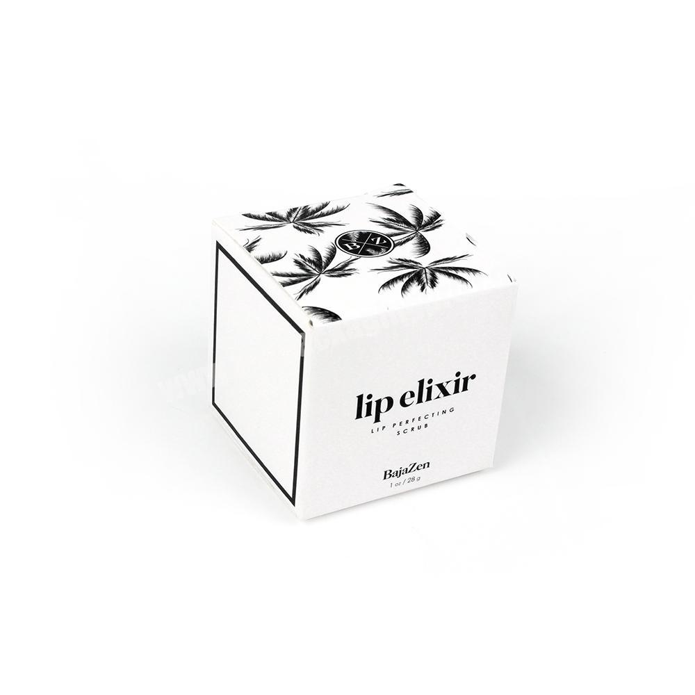 Lip Scrub packaging cardboard folding box skin care serum lotion product packaging boxes