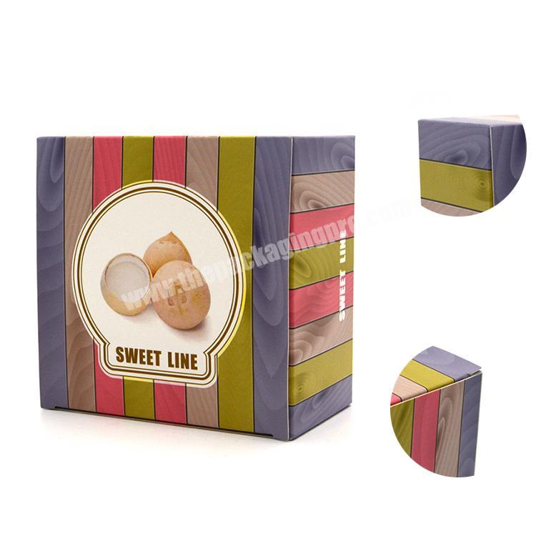 Lovely cake packaging box customized printed paper box packaging