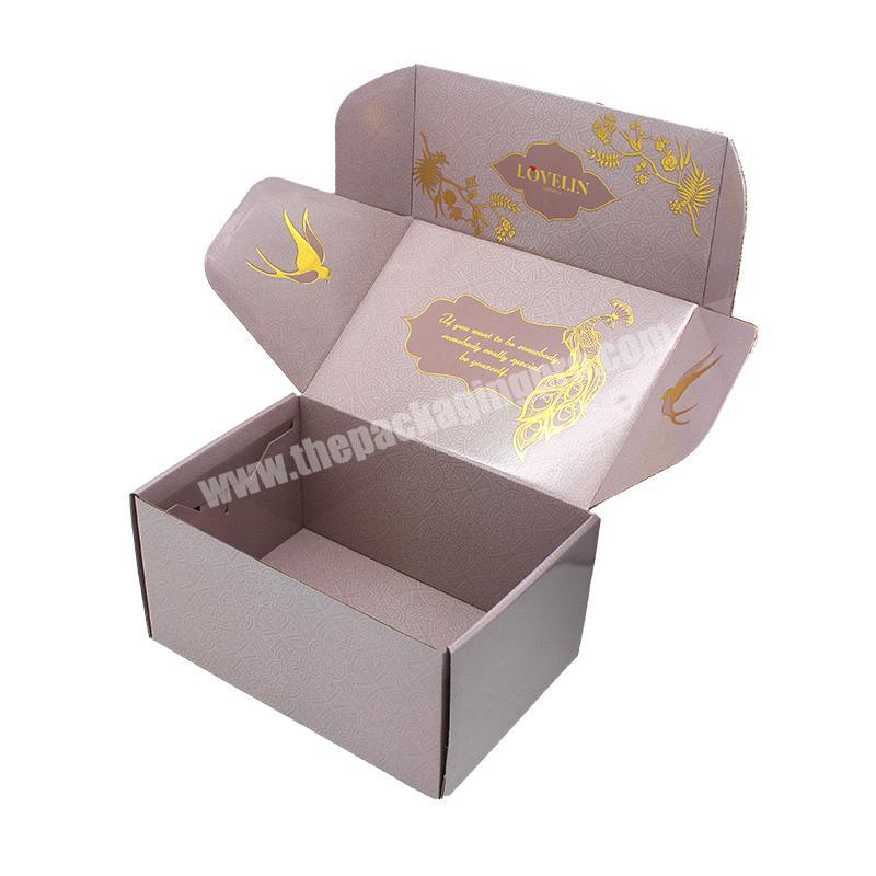 Low price wholesale custom corrugated box luxury gift box clothing packaging box