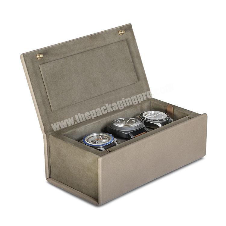Luxury 3 watch box  couple watch box watch collector box