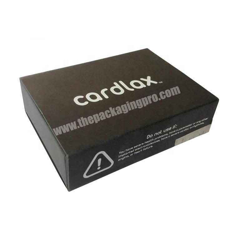 Luxury Black Drawer Packaging Box With Foam Insert