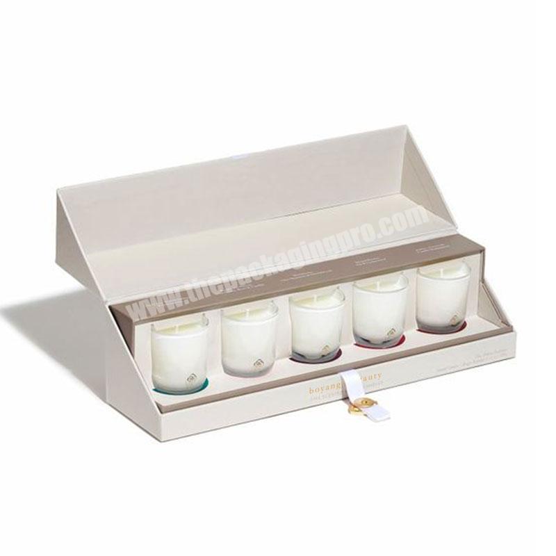 Custom Printing Set Cardboard Paper Candles Luxury Packing Gift  Box
