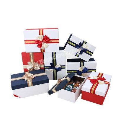 Luxury Custom Square Cardboard Gift Boxes Custom Logo  Cardboard Jewelry Packaging Box