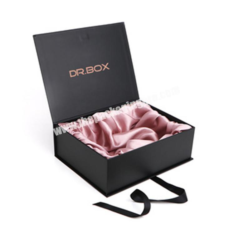 Printing Custom Square Black Gift Box Luxury Packaging Gift Box