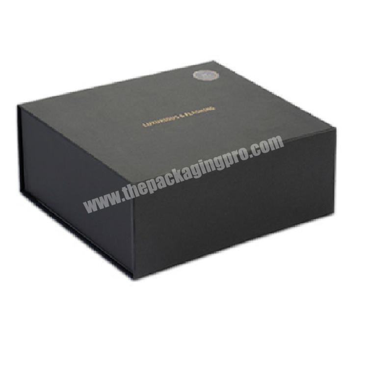 Luxury Recycled Cardboard Magnetic Closure Flat Foldable Paper Gift Boxes