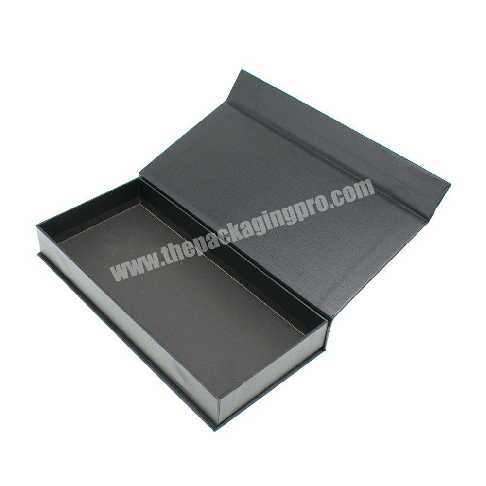 Luxury Strong Magnetic Matte Black Paper Gift Box Rigid Cardboard bathbomb Packaging with hand hole