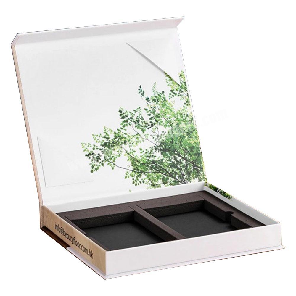 Luxury custom printed magnetic gift packaging box girls romantic makeup gift box set essential oil lipstick perfume gift box set