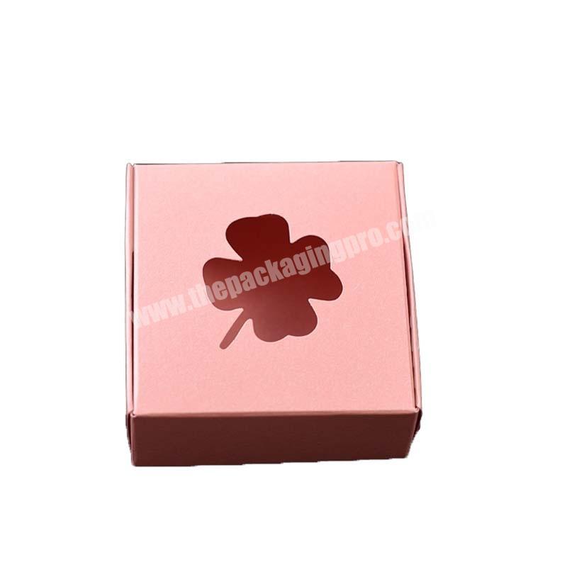 Manufacture customized small luxury rigid storage cardboard soap bar box pink square craft soap flowers box