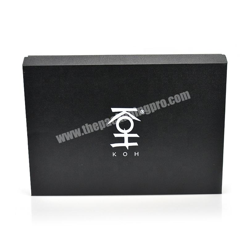Manufacturer production black cardboard box packaging paperboard paper type custom gift packaging box