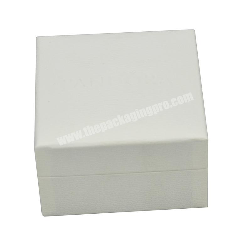 Manufacturer production bracelet paper box design custom white  paper boxes for jewelry packing