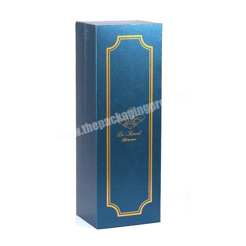 Manufacturer production wine paper gift box design custom elegant wine gift box packaging