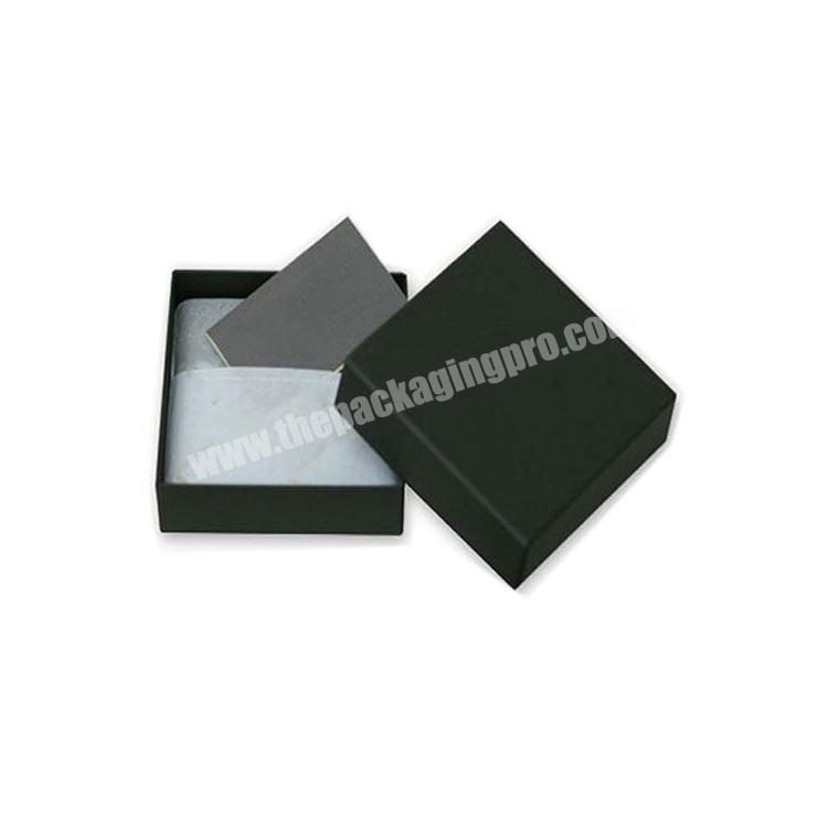 Manufacturer square shape craft gift paper box with printing logo for wallet packaging