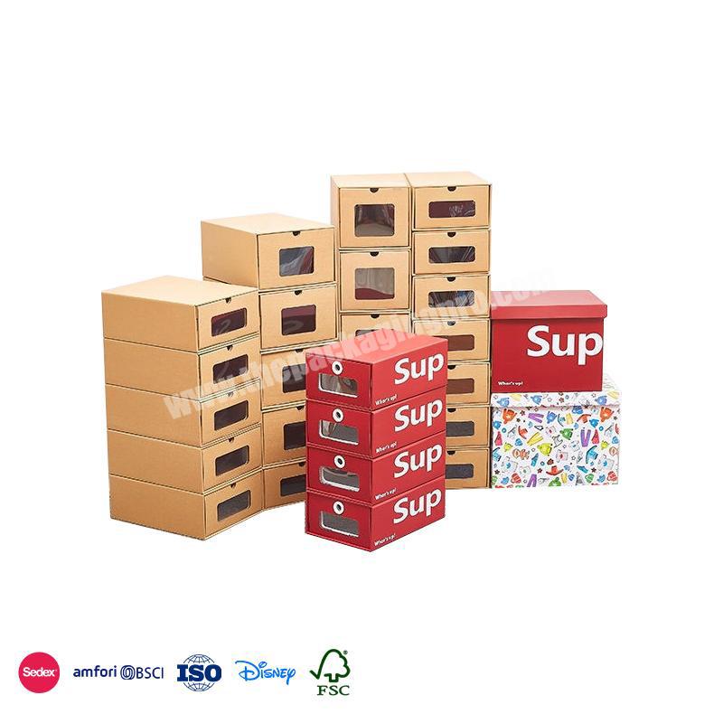 Most Selling Products Drawer type with transparent window card design with multiple layers Storage Box