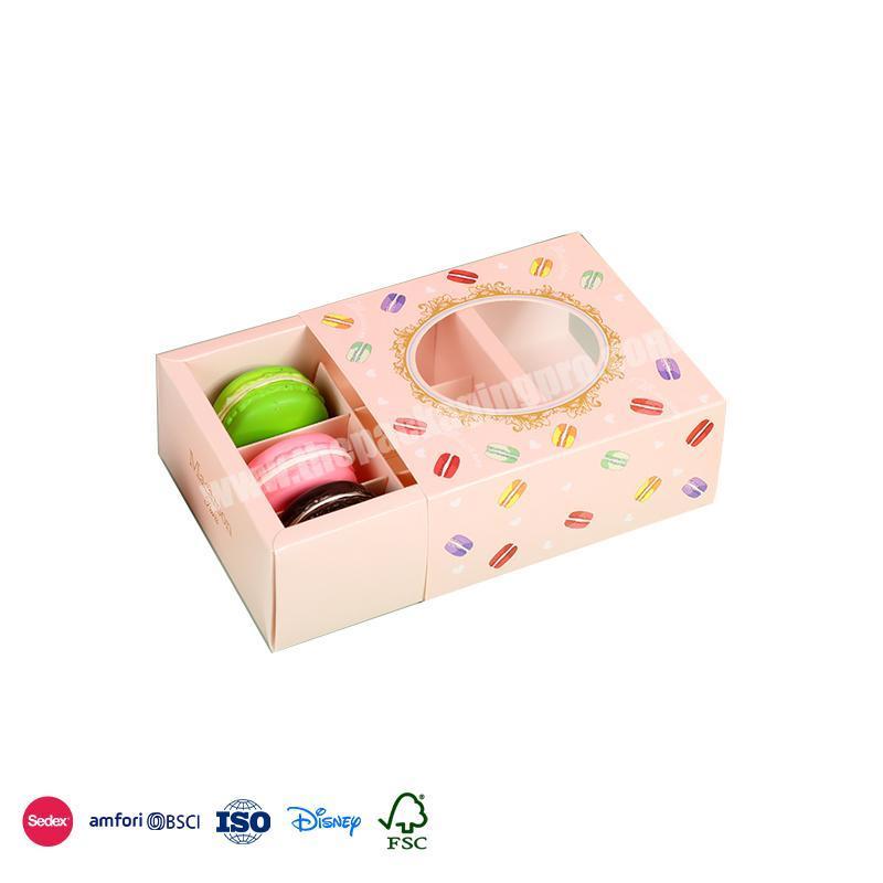 Most Selling Products existing Small fresh and sweet with round window transparent design chocolate gift box