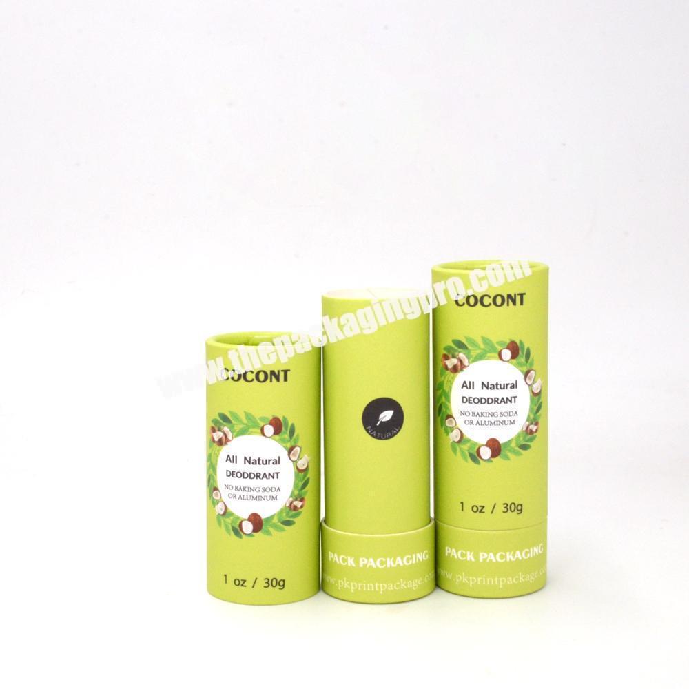 Hot Sale custom paper tubes 30g twist up paper tubes for deodorantsunscreen container