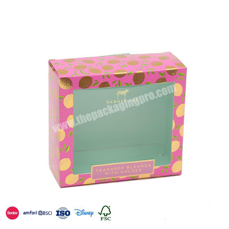 New Authentic Product Custom Square bronzing small icon dotted with transparent candy color eyelash box