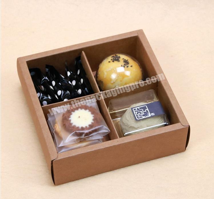 New Elegant custom design Wedding  baker cake box bakery window box cake pie slice box