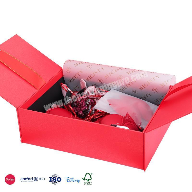 New Product Customer Cosmetic Paper Gift Box Lid Clothing Lingerie Packaging Box