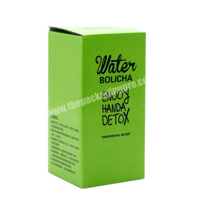 New Small White Folding Carton Box Custom Cardboard Packaging Boxes For Medicine Cosmetic Packaging