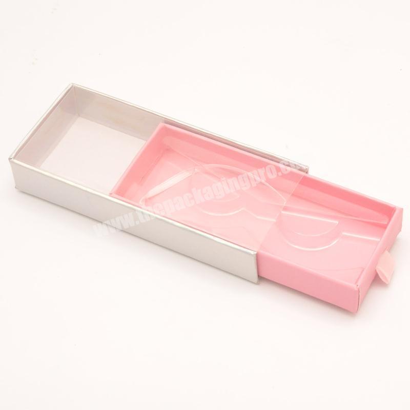High Quality Eyelash Packaging Box Cheap Paper Eyelash Box Transparent Eyelash Box