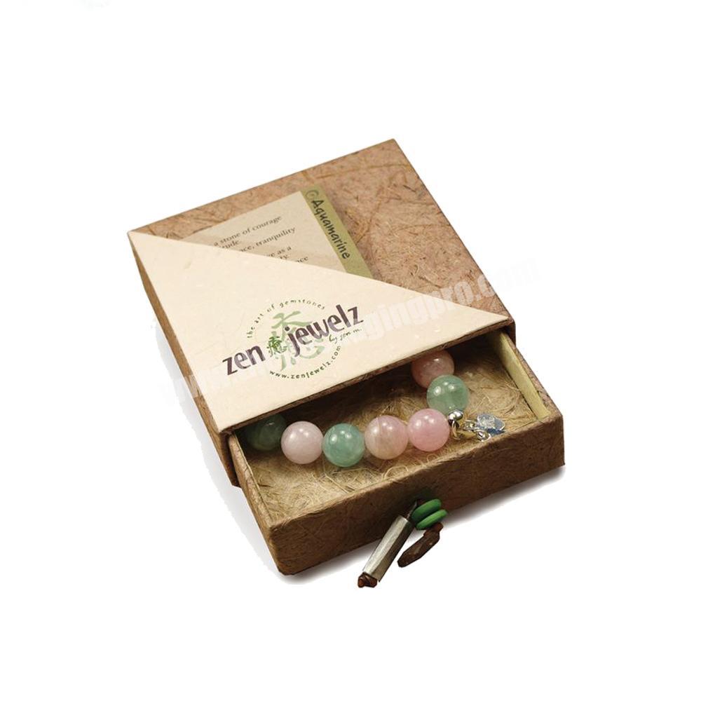 New design cardboard jewelry packaging bracelet box with custom logo