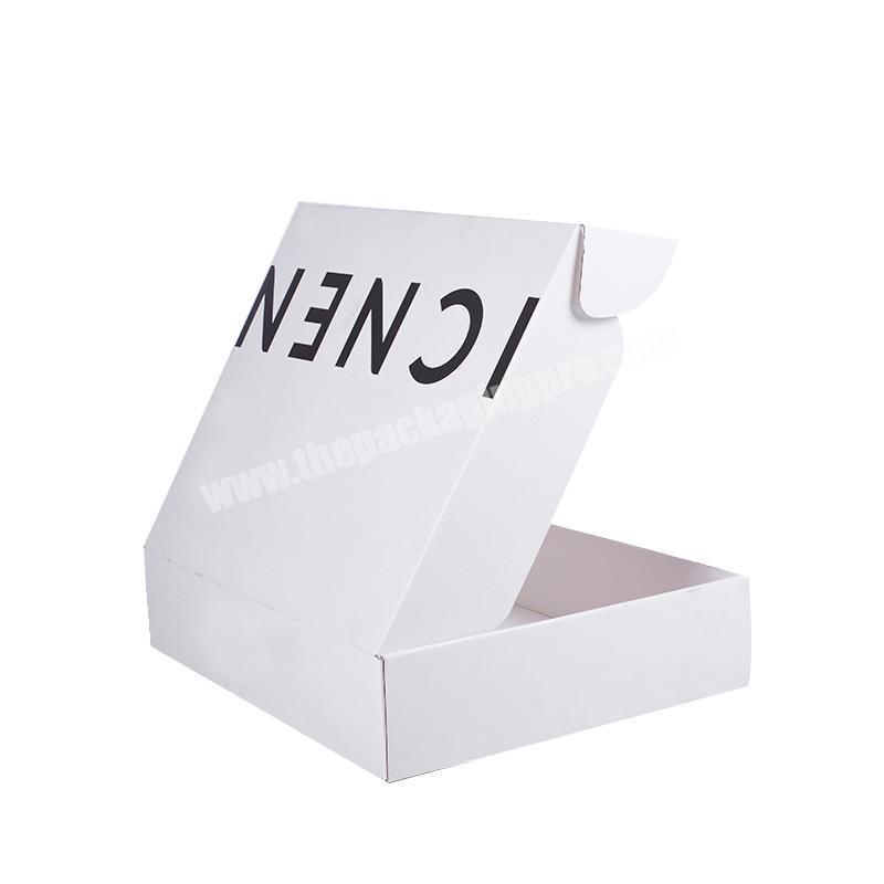 OEM Hot Selling Custom Printed LOGO White Cardboard Corrugated Mailing Packaging Packaging Box