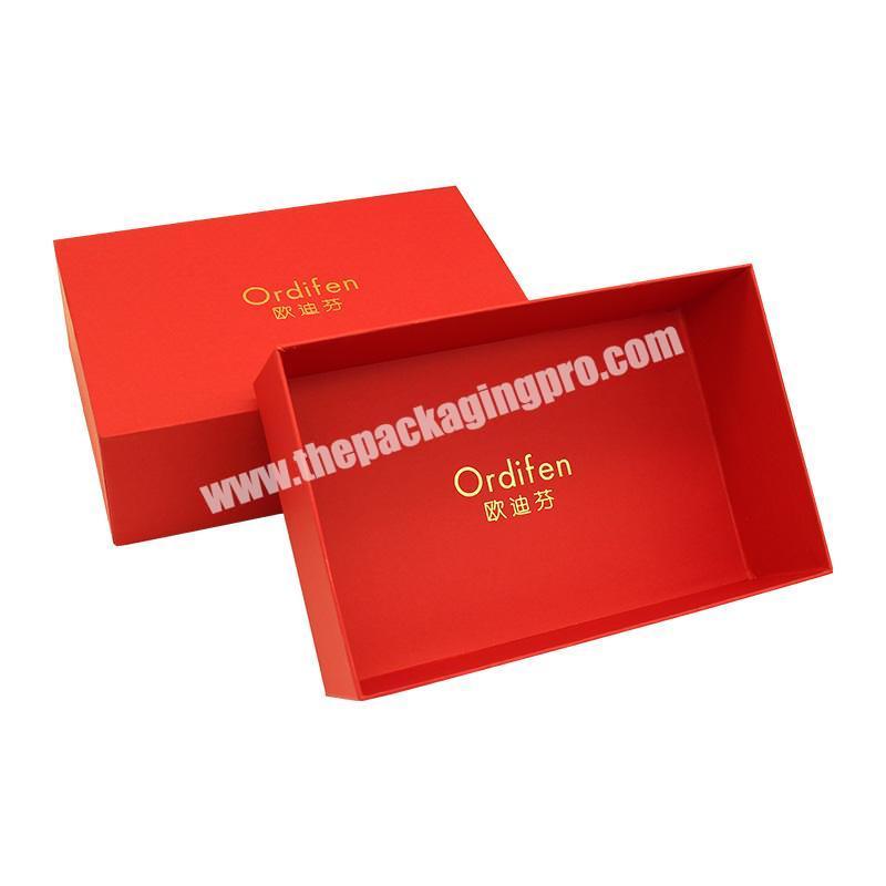 OEM custom luxury kraft paper box gift drawer packaging boxes for cosmetic