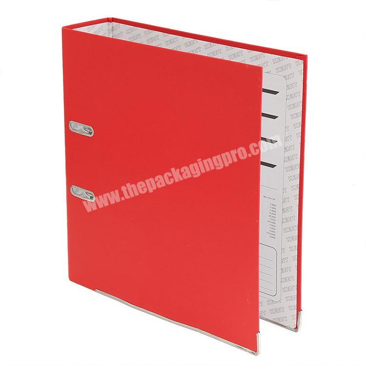 Office Lever Arch Box File 3 Inch A4 Lever Arch File Folder 2 Holes Metal Clip Folder for Document