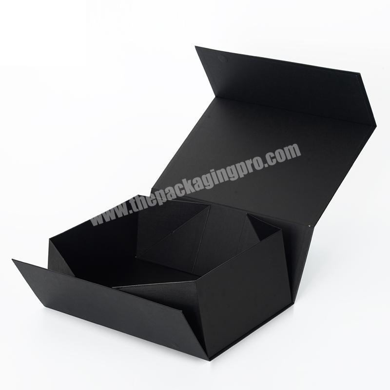 One piece paper magnet t-shirt towel packaging boxes for t shirt clothes carton folding gift box custom logo