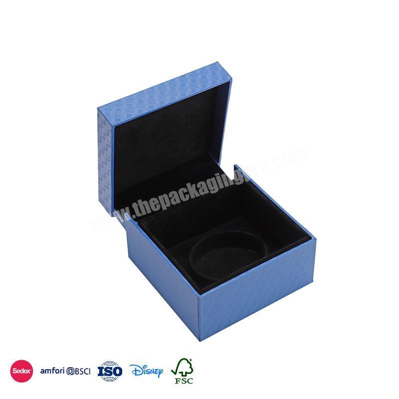 Online Best Service Non-Smooth Surface Design Clamshell Rigid Material jewelry box paper box necklace